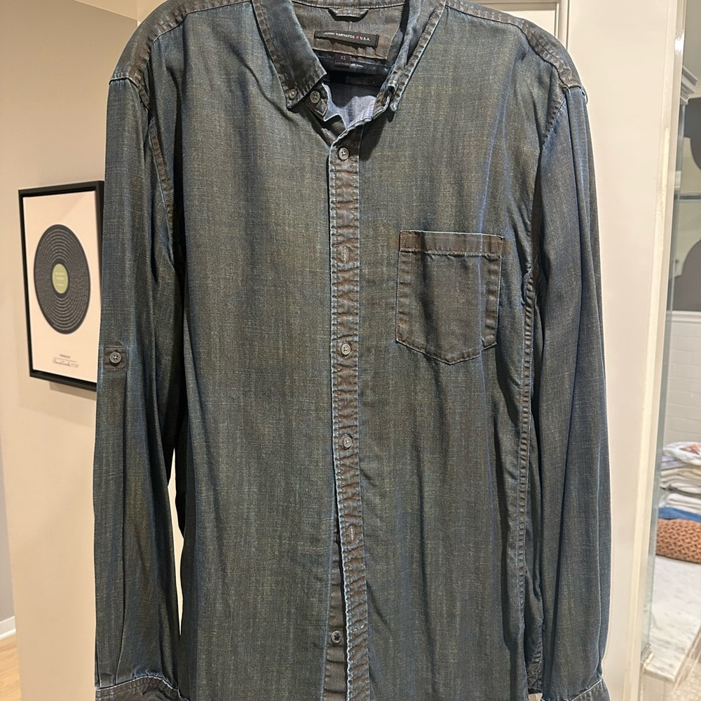 Denim Long Sleeve Shirt